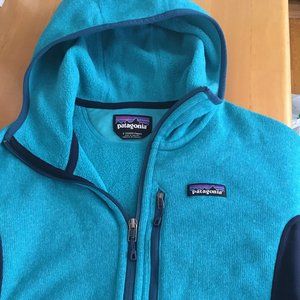 Women's Blue Turquoise Patagonia Fleece Jacket